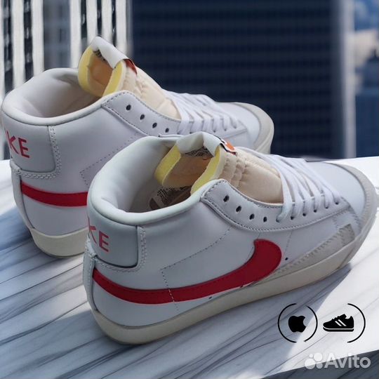 Кроссовки Nike Blazer Mid Red Swoosh