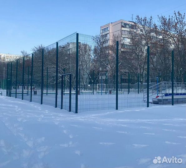 Сетка для забора 3d