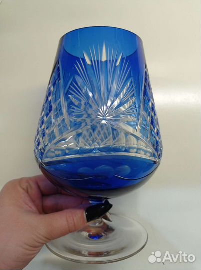 Ваза из цветного хрусталя Германия