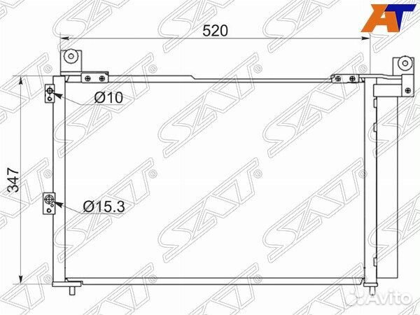 Радиатор кондиционера ford ranger, ford ranger 06