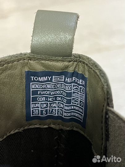 Сапоги женские деми Tommy Hilfiger, новые, 38