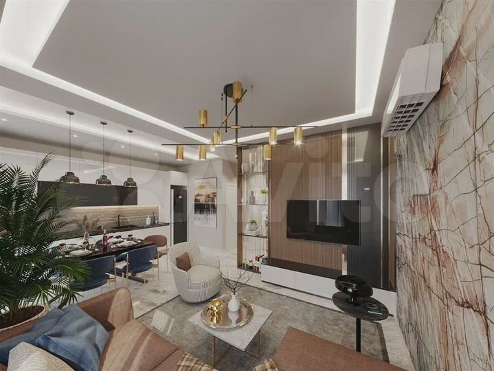 1-к. квартира, 50 м² (Турция)