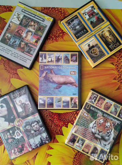 Коллекция Фильмы Мультфильмы Природа на дисках