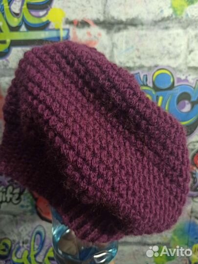 Берет женский вязаный