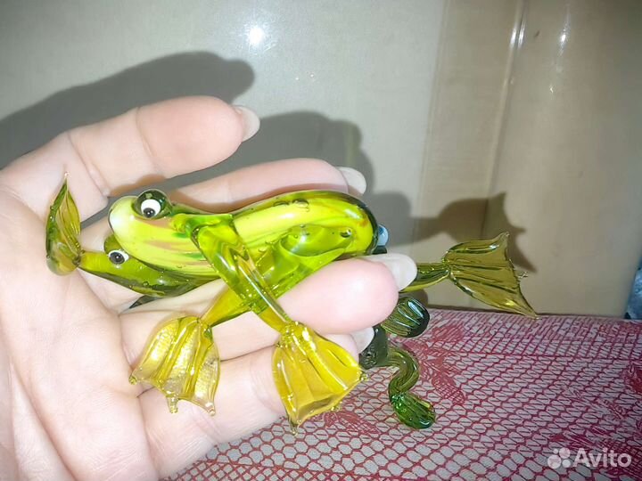 Лягушка стекло