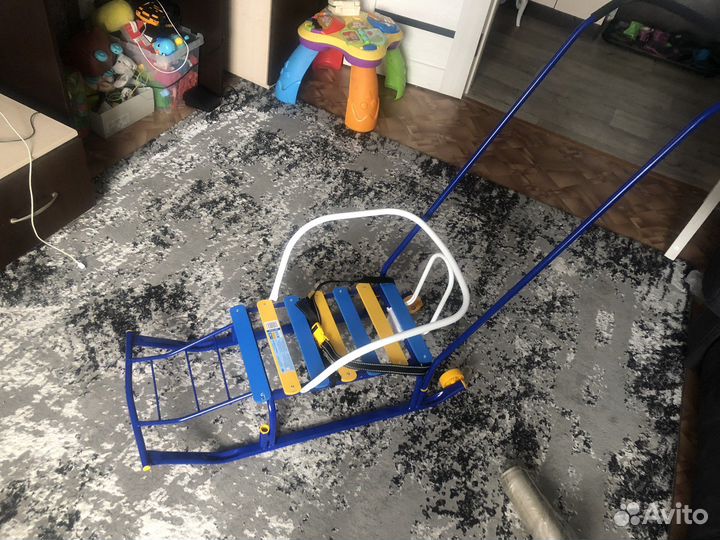 Детские санки новые