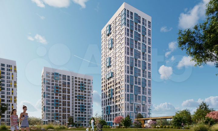 2-к. квартира, 59,4 м², 11/18 эт.