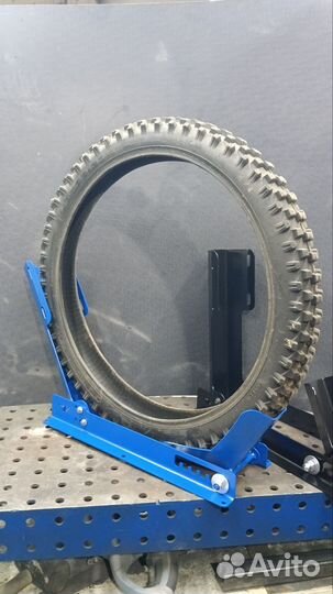 Мотоловушка упор для колеса