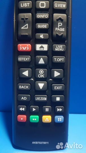 Пульт для тв LG AKB75375611 с кнопкой 