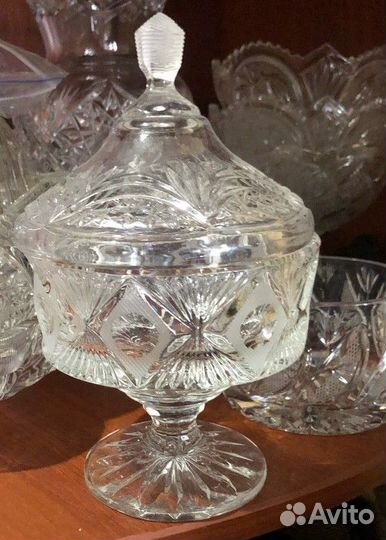 Хрусталь СССР. Вазы,салатники