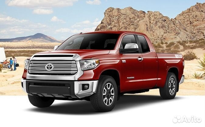 Пороги риф силовые Toyota Tundra 2007+ Double Cab