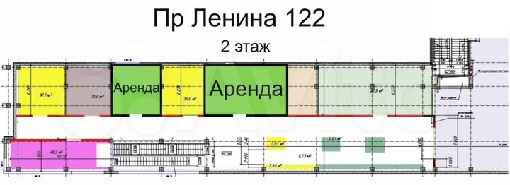 Торговая площадь, 36, 60 и 79 м²