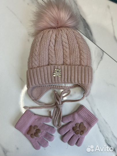 Зимняя шапка для девочки