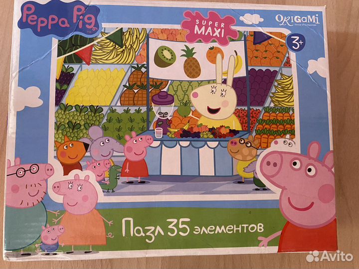 Игрушка Свинка пеппа пазл