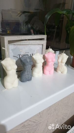 Силиконовая форма для свечей Женское Тело