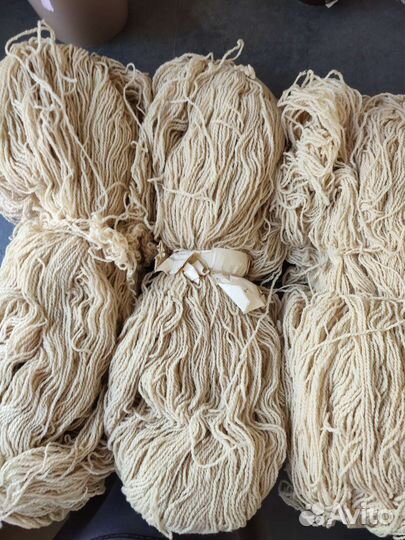 Пряжа чистая шерсть СССР Лот 3