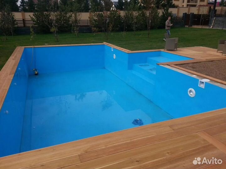 Бассейн 3х7х1,5 из полипропилена