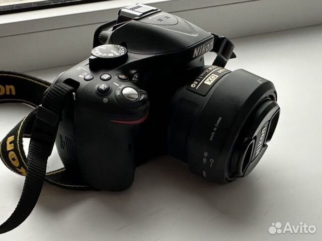 Фотоаппарат nikon d5200 + nikkor afs 35 mm 1.8 объявление продам
