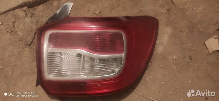 Фонарь задний renault logan 2