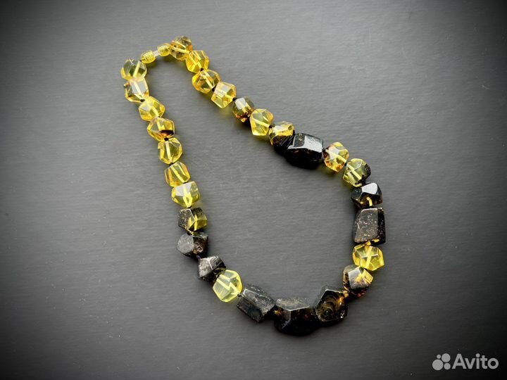 Бусы из натурального янтаря
