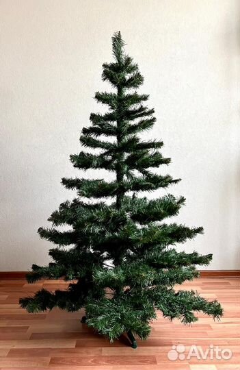 Елка искусственная с украшениями 155см