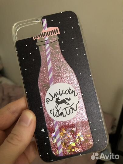 Новый чехол iPhone 7/8 с блестками