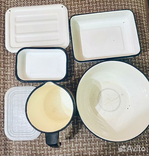 Эмалированная посуда СССР