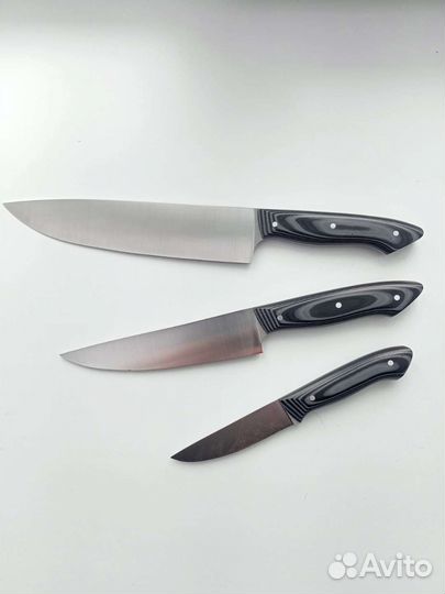 Кухонный набор ножей и тяпки из стали 95Х18