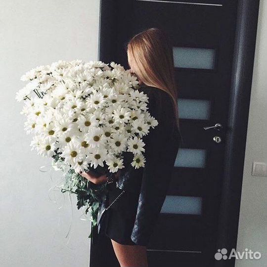 Букет ромашек купить в Перми. Ромашки, хризантемы
