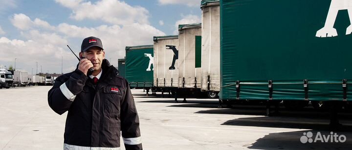 Охранник на авто-склад (на вахту)