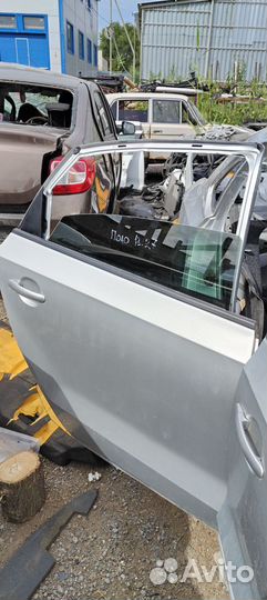 Дверь задняя правая. Фольксваген polo