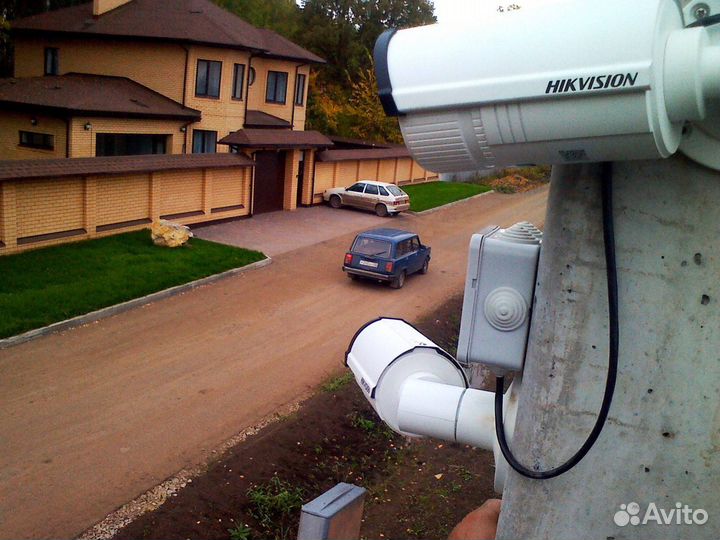 Монтаж установка камер видеонаблюдения домофона