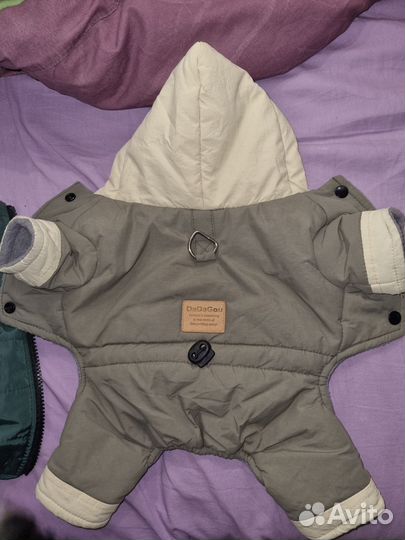Зимний комбинезон для маленькой собаки