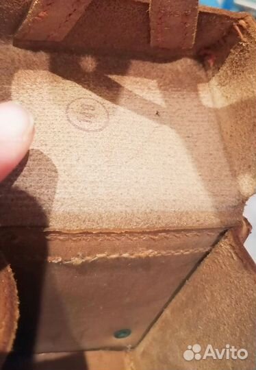 Кожанный ГДР-овский подсумок к винтовке Мосина