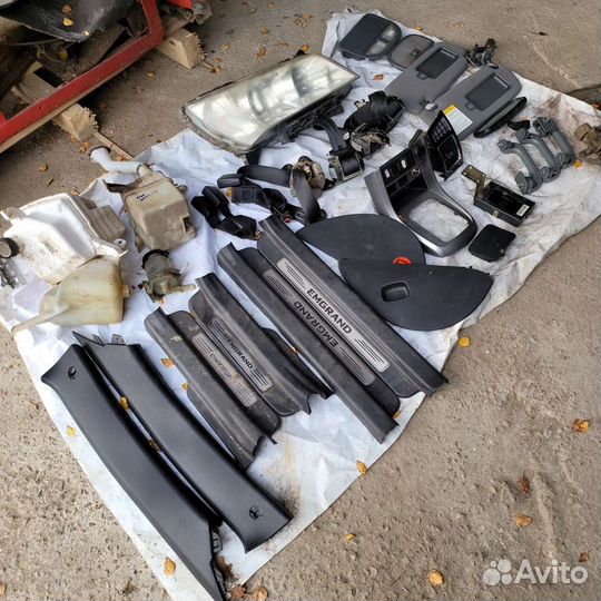 Накладка порога на джили эмгранд