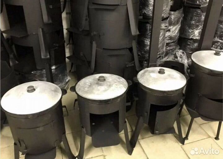 Казан чугунный 22литра, Печь в наличии