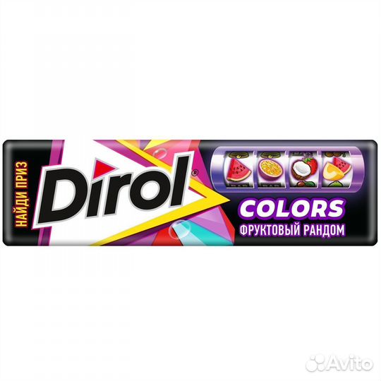 Жевательная резинка Dirol Фруктовый рандом 13,6г
