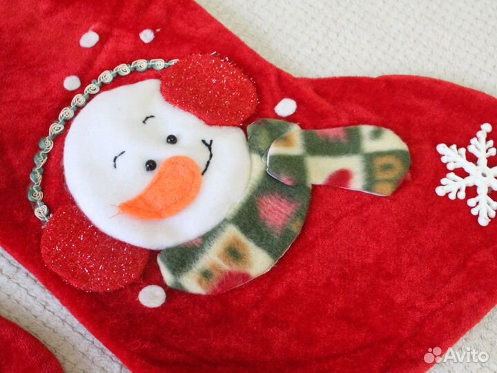 Новогодние носок (чулок)