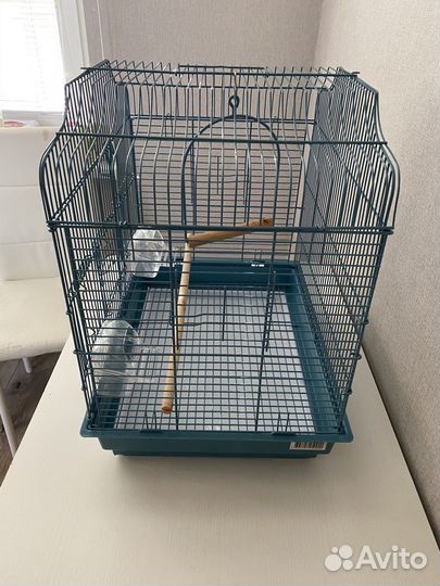Клетка для птиц-эмаль №1 укомплектованная