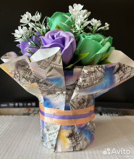 Букет из пенных роз