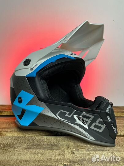 Кроссовый шлем just1 J38 Blue