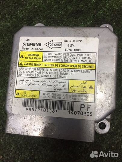 Блок управления Air Bag Chevrolet Lacetti седан