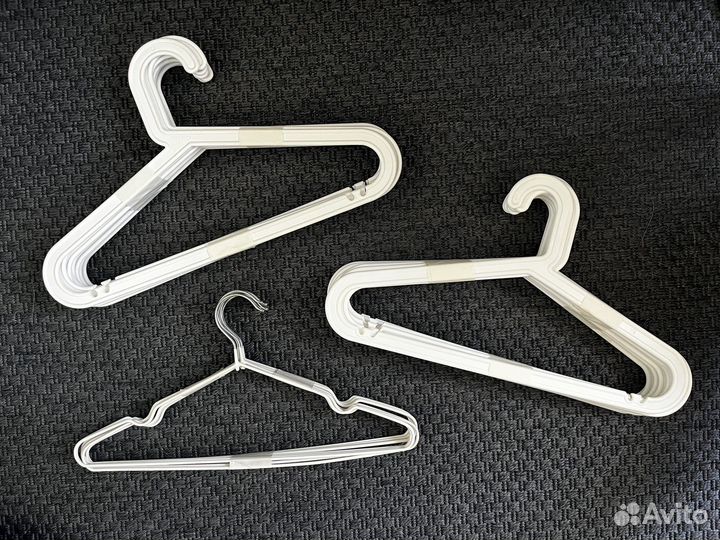 Плечики белые, 32 шт