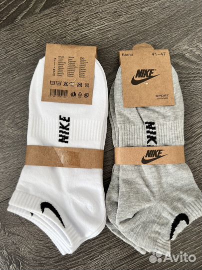 Носки короткие м/ж Nike/Puma 37-41 и 41-47