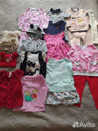 Пакет одежды для девочки 86-92