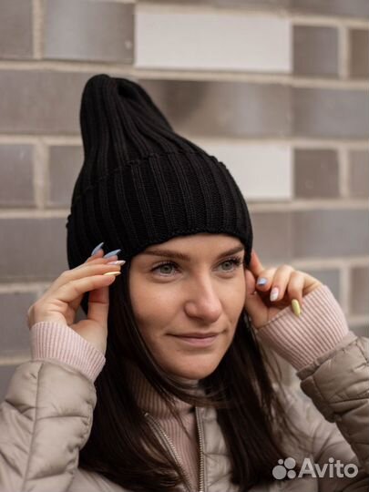 Шапка женская вязаная