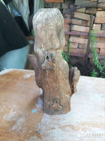 Статуэтка копилка деревянная