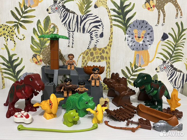 Динозавры lego duplo оригинал