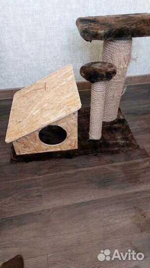 Домик для кошки с когтеточкой бу