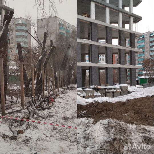 Расчистка участка